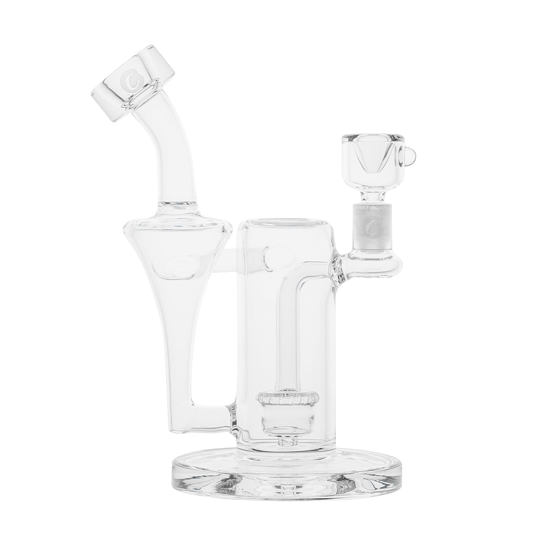 Cookies OG Cycler Recycler Bubbler with 14mm Female Joint, Borosilicate Glass, Front View