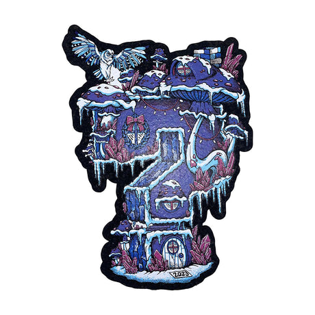 East Coasters 10" Veil Lifter Dab Mat with colorful, intricate fantasy design