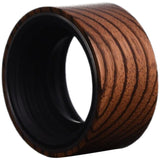 Vitae Glass Zebrawood Ring