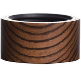 Vitae Glass Zebrawood Ring