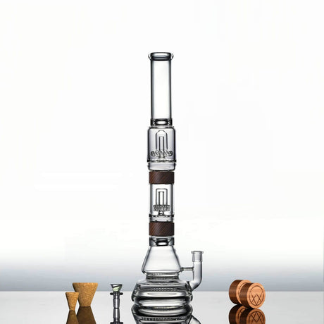 Vitae Glass 20" Voyager + Mini Perc Bong