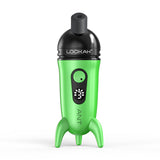 Lookah Ant Vaporizer in Green, Portable and Rechargeable Vape, Front View on White Background