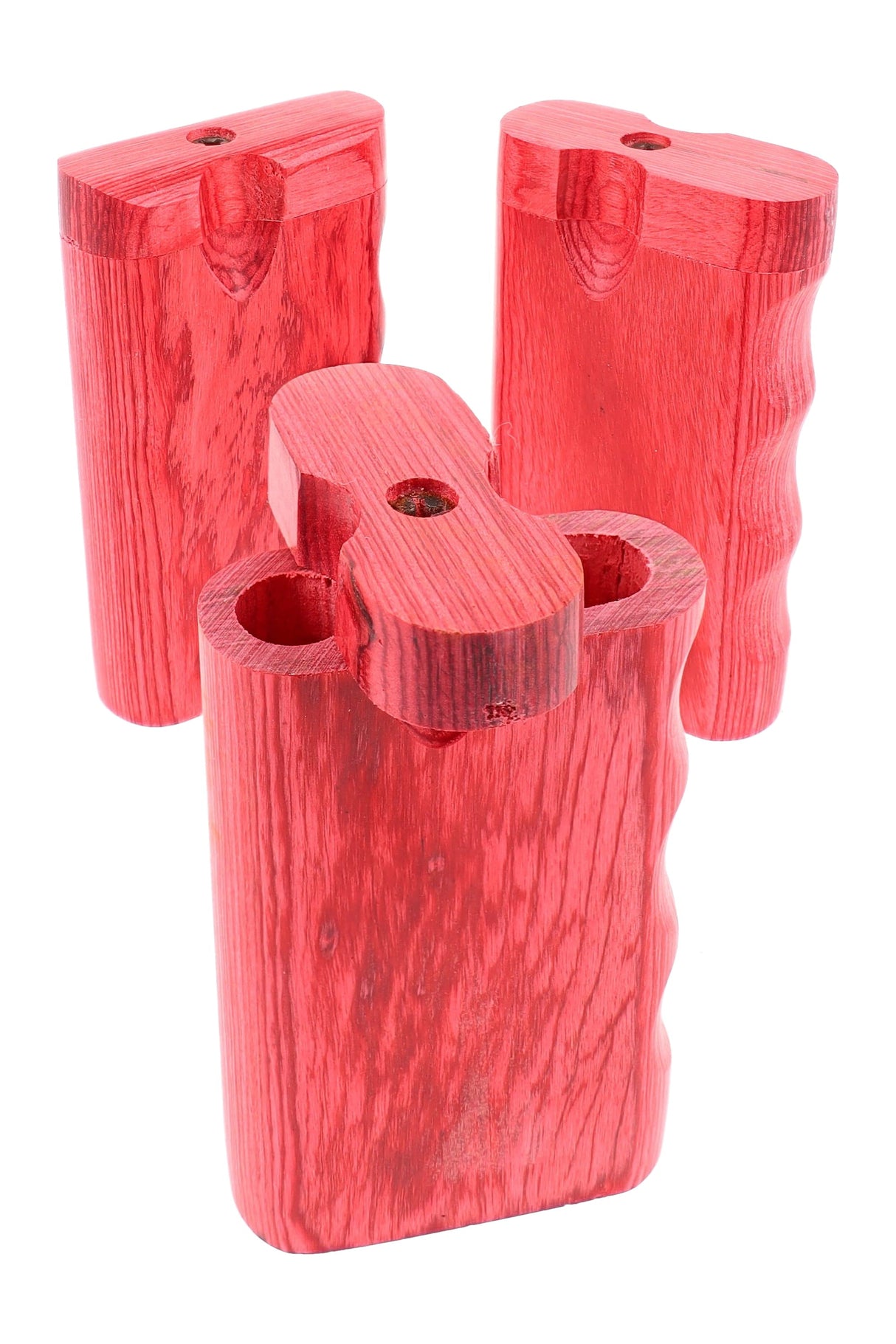 Wood Small Red Single-Grip Dugout “Red Rover” – 3″