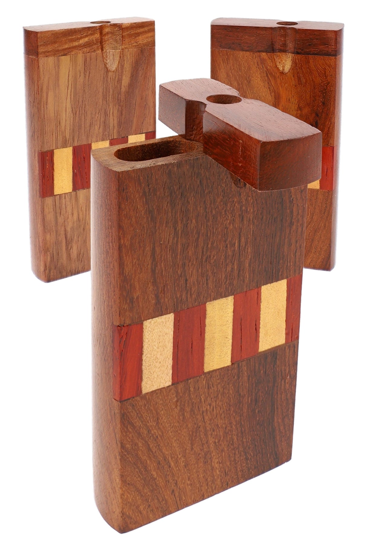 Indian Rosewood Dugout “Inlay Vault” – 4″