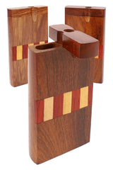 Indian Rosewood Dugout “Inlay Vault” – 4″