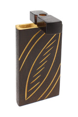 Burned Wood Dugout “Night Lattice” – 4″ – Assorted