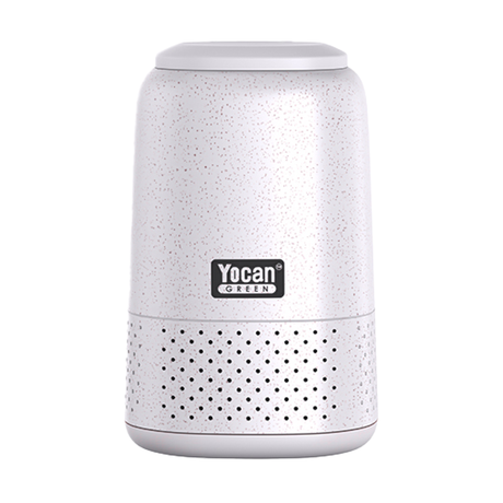 Yocan Cloak Air Filter in White - Front View Compact and Portable Vaporizer Accessory