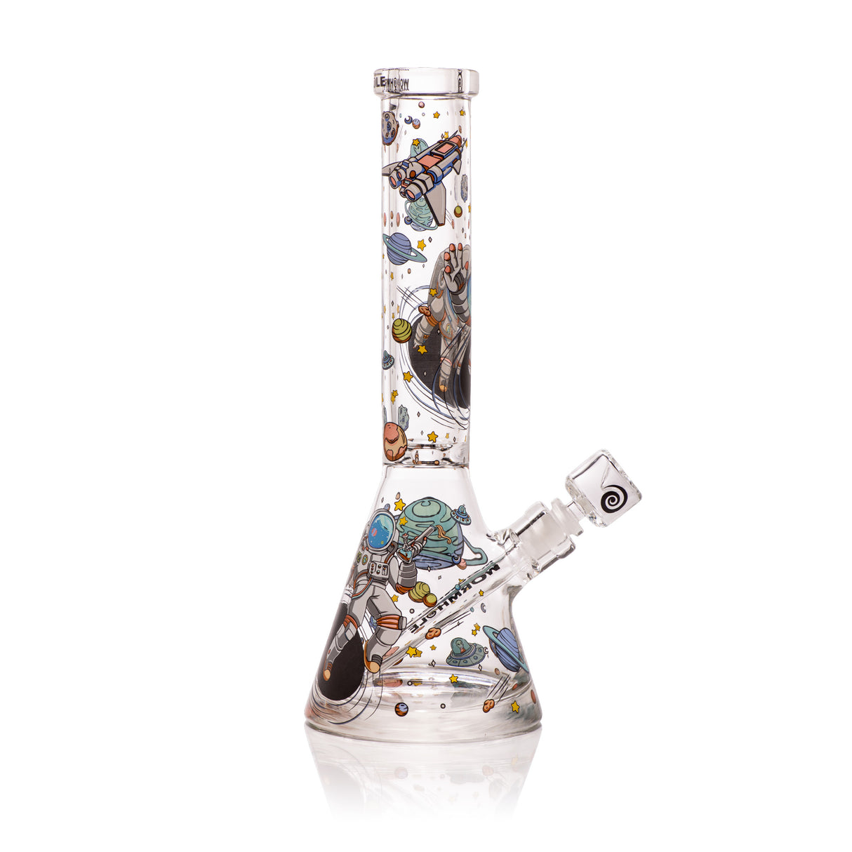 Lost in Space 15" Clear Beaker Bong