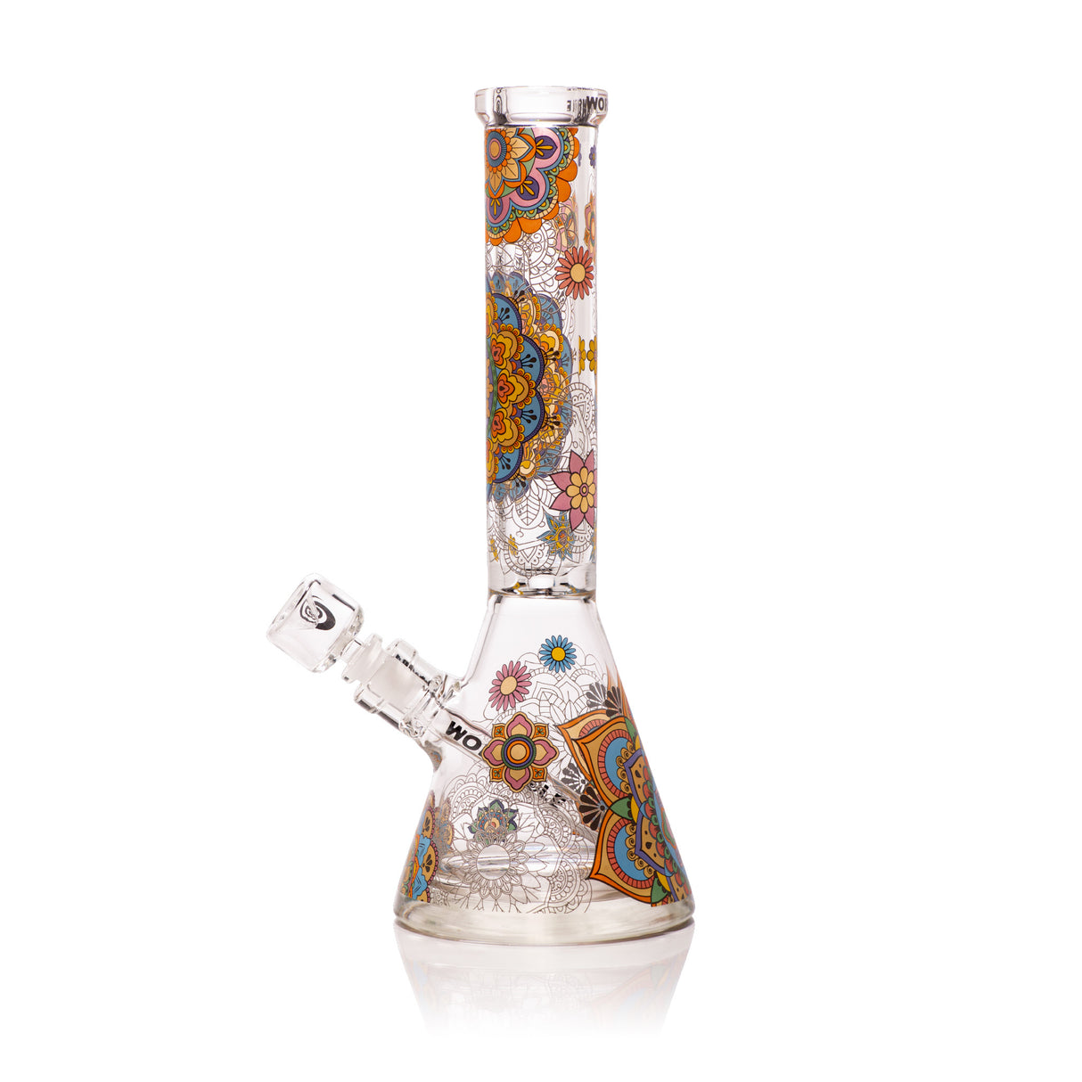 Mandala Myriad 14" Clear Beaker Bong