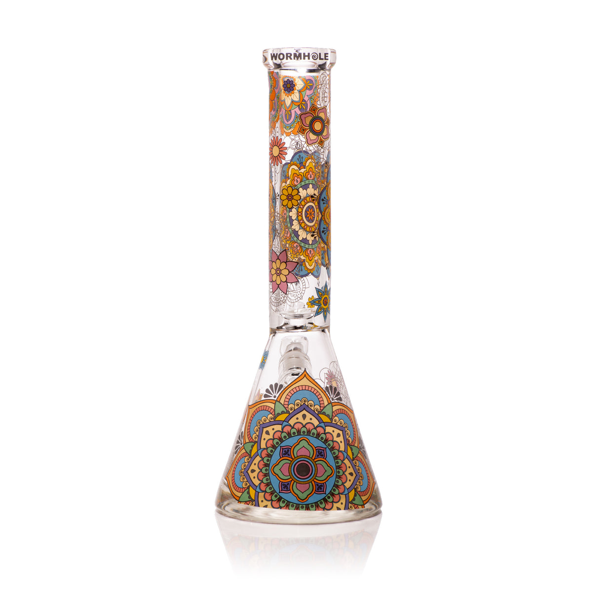 Mandala Myriad 14" Clear Beaker Bong