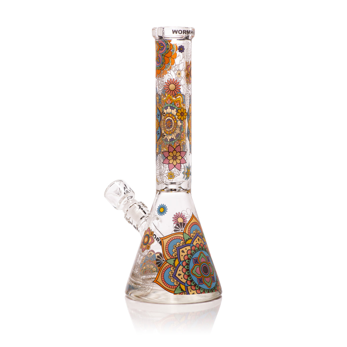 Mandala Myriad 14" Clear Beaker Bong