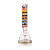 Retro Saturn 15" Clear Beaker Bong