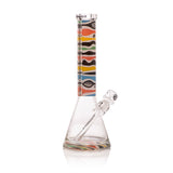 Retro Saturn 15" Clear Beaker Bong