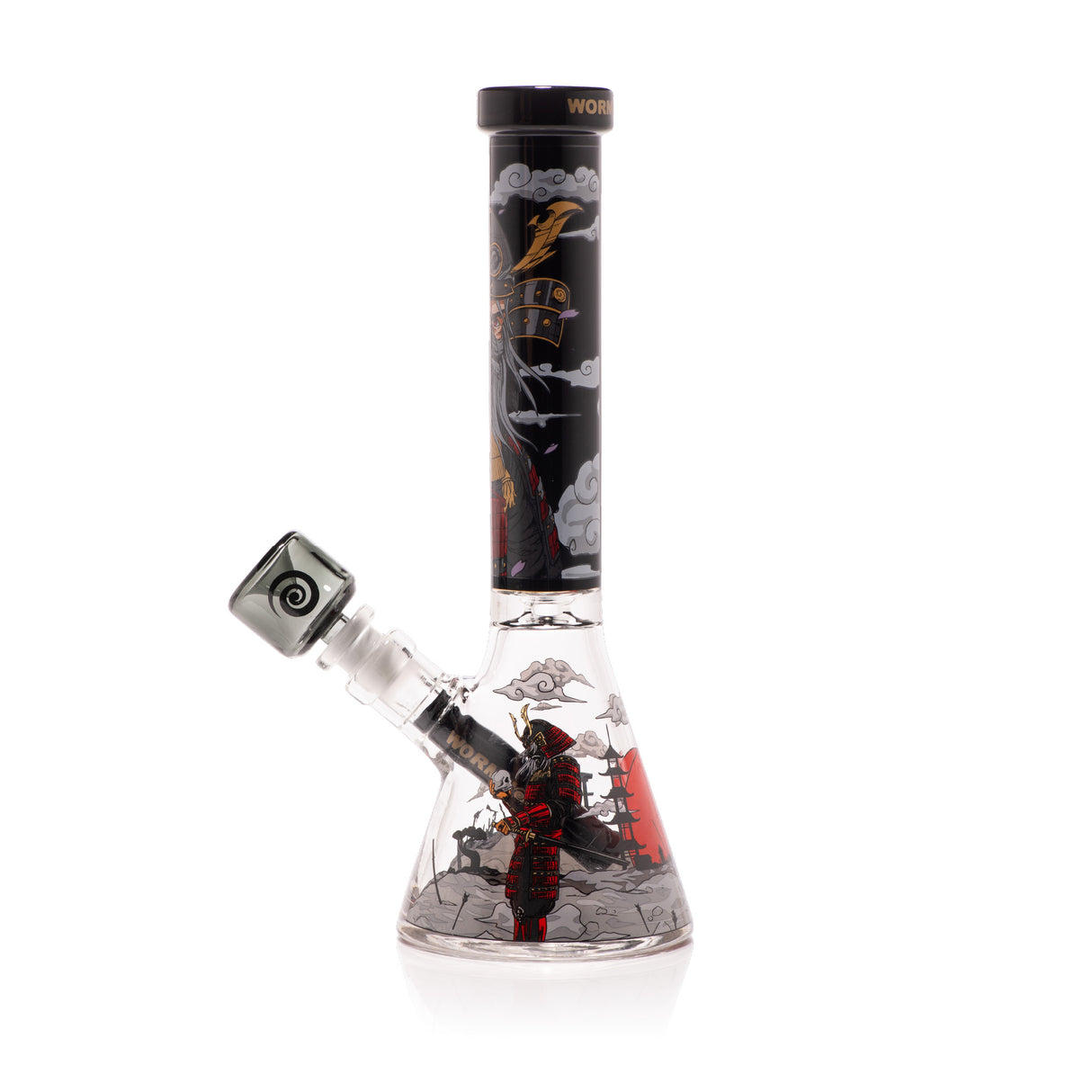 Shogun 11" Black Mini Beaker Bong