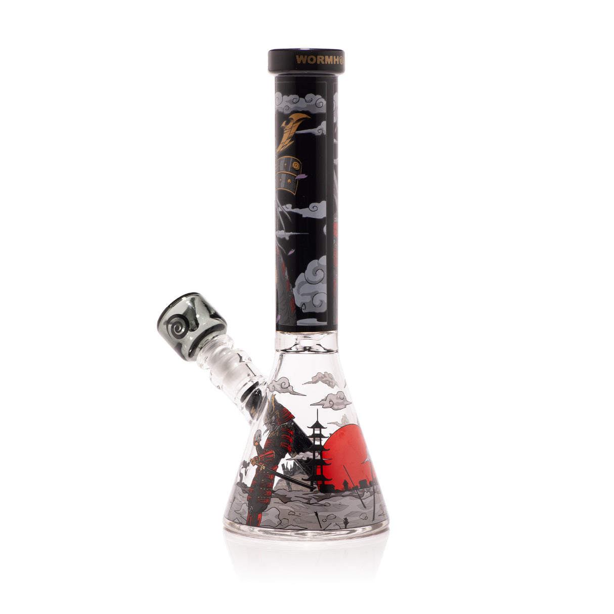 Shogun 11" Black Mini Beaker Bong