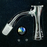 AFM Whirlpool Quartz Dab Banger Set on black background with logo and inserts