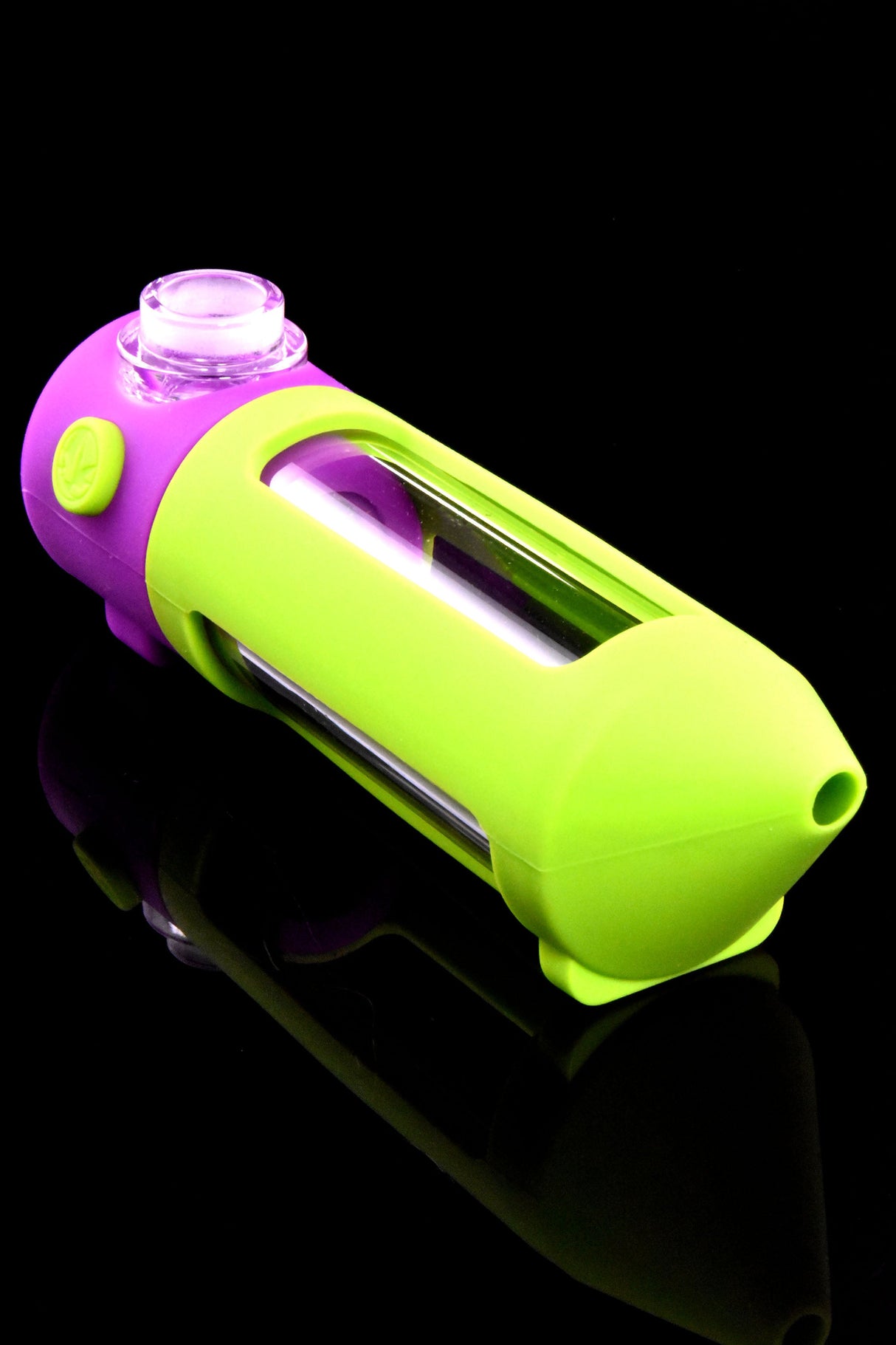 Stonerware Perc Silicone/Glass Modular Water Pipe – 5½″ – Assorted Colors