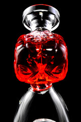 Glass Beaker Bong “Web Head” – Fluid-Filled Spider Hero – Showerhead Perc – 6″
