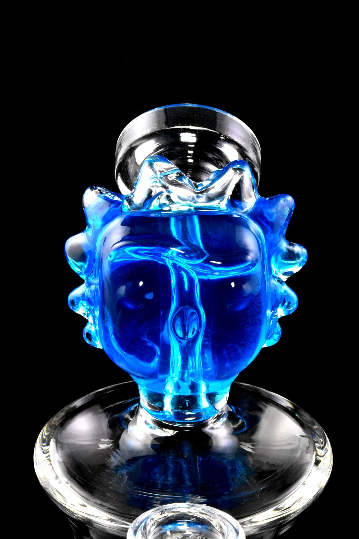 Glass Bong “Ricky” – Fluid-Filled – Showerhead Perc – 5½″