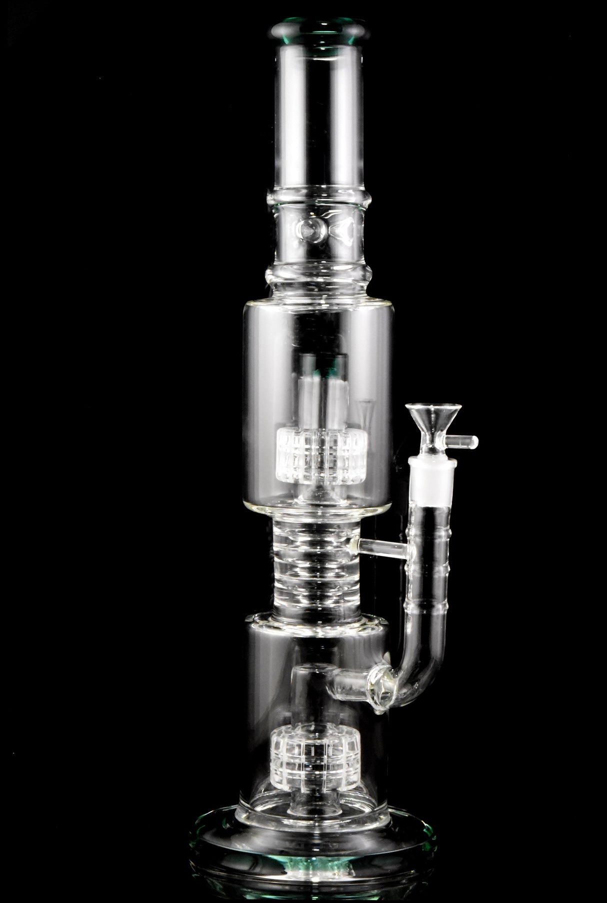 16" Glass Straight Tube Bong “Matrix Maker” – Double Matrix Perc – GoG
