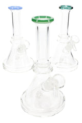 Glass GoG Beaker Bong “Mini Matrix” – Matrix Stem – 7″
