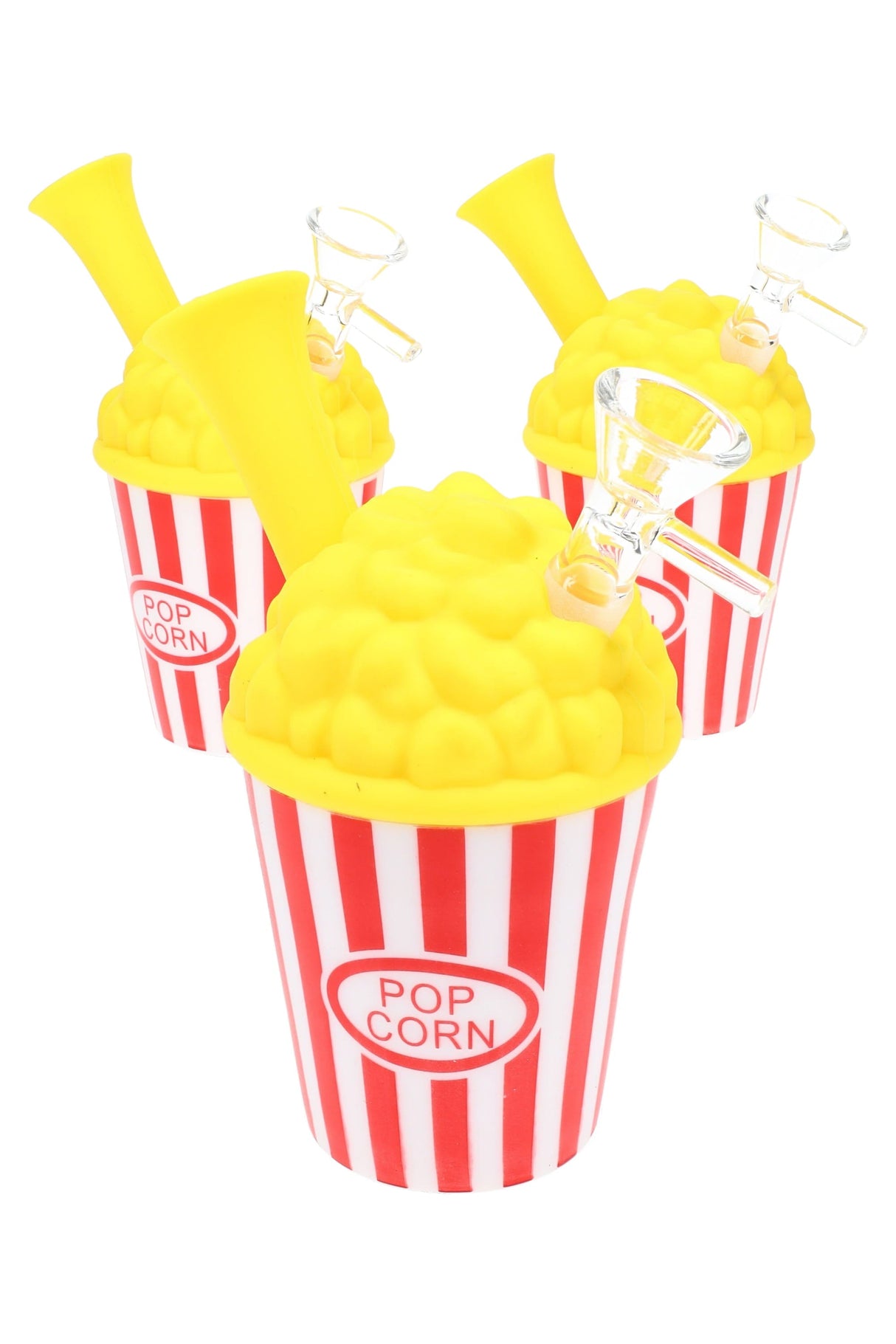 Silicone Popcorn Bin Bong “Movie Night”