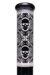 14″ 7 mm Skull Beaker Bong – Ice Pinch - Assorted Colors