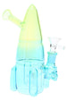 Glass Rocket Ship Bong “Lift-Off” – 7½″ – Assorted Colors