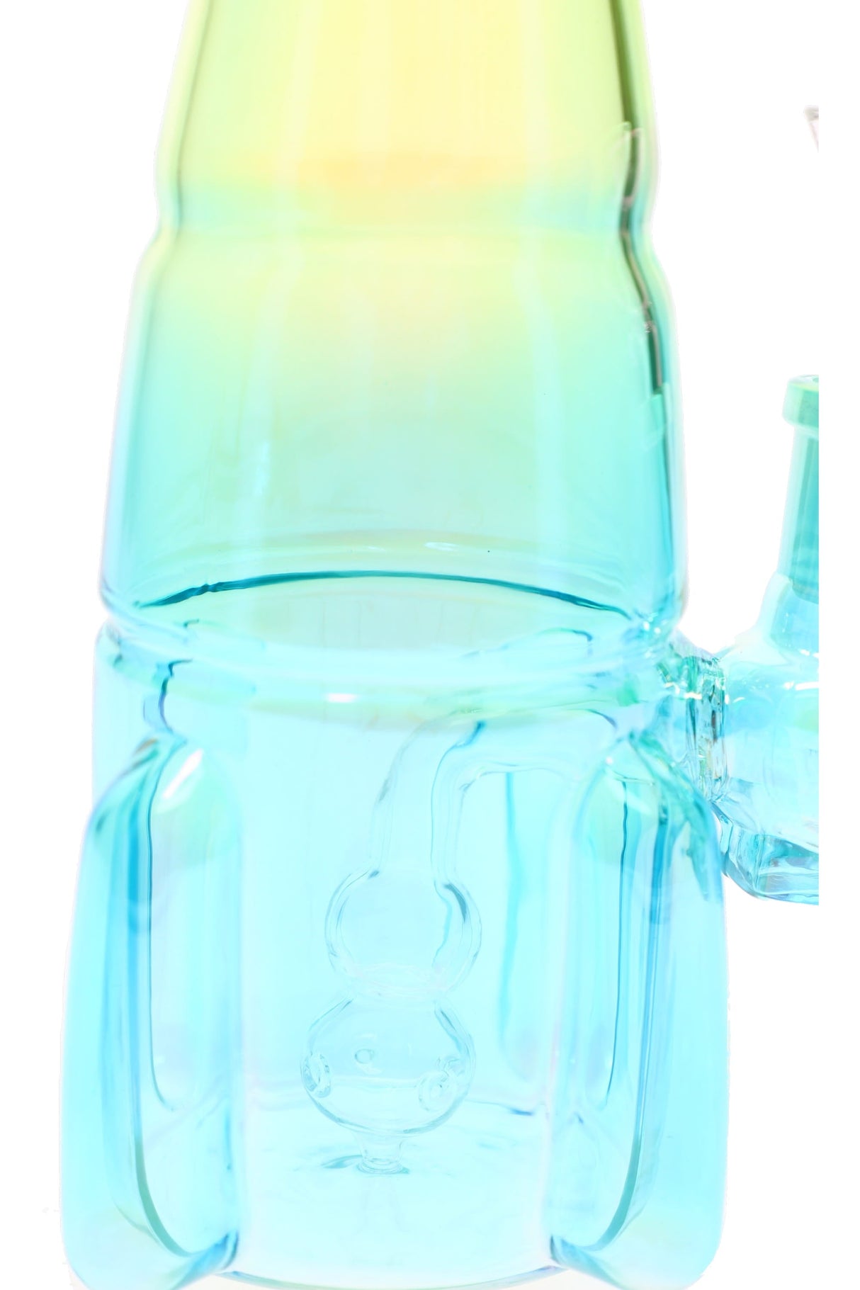 Glass Rocket Ship Bong “Lift-Off” – 7½″ – Assorted Colors