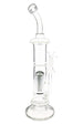 Glass Stemless GOG Straight Shooter Bong “Perc Parade” – 15″ – Assorted Colors
