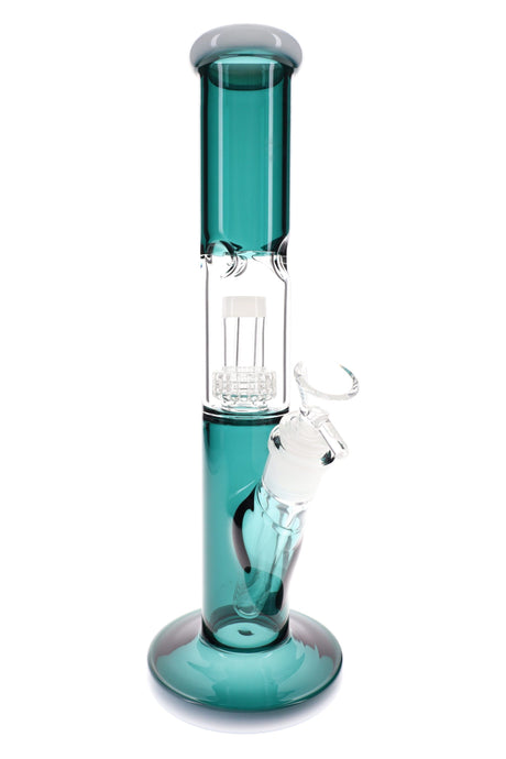 Colored Glass Straight Shooter Bong “Line Driver” – 12″ – Assorted Colors