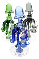 Glass Squid Bong “Deep Sea Sipper” – Showerhead Perc – 8½″