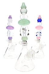 Glass 2-in-1 Water Pipe & Dab Straw Kit “Duo Namics” – Assorted
