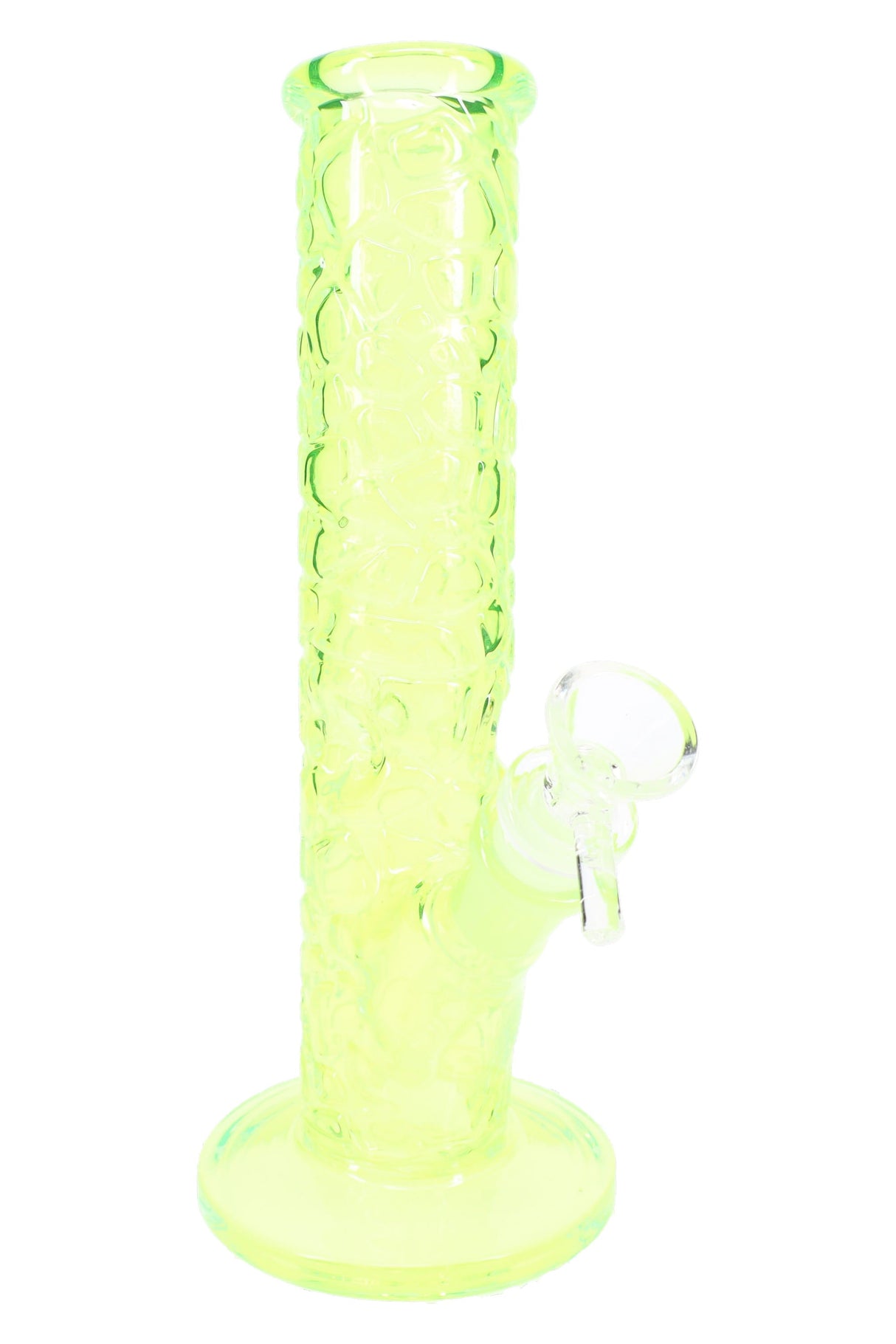 Colored Glass Rock Wall Straight Shooter Bong “Cliffside Chill” – 9½″