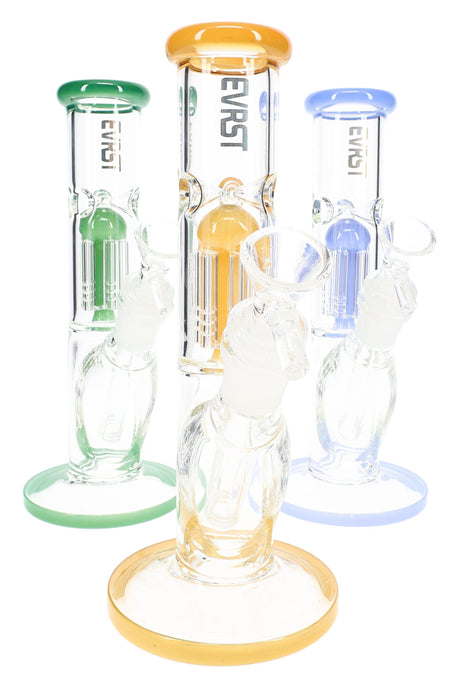 EVRST Glass-on-Glass Straight Shooter Bong w/ Tree Perc – 8½″