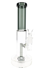 10″ Stemless Glass-on-Glass Bong w/ Showerhead Perc – Assorted Colors