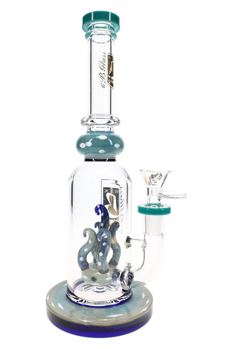 6B Glass Silver Fumed Stemless Bong – 10½″ – Assorted Colors