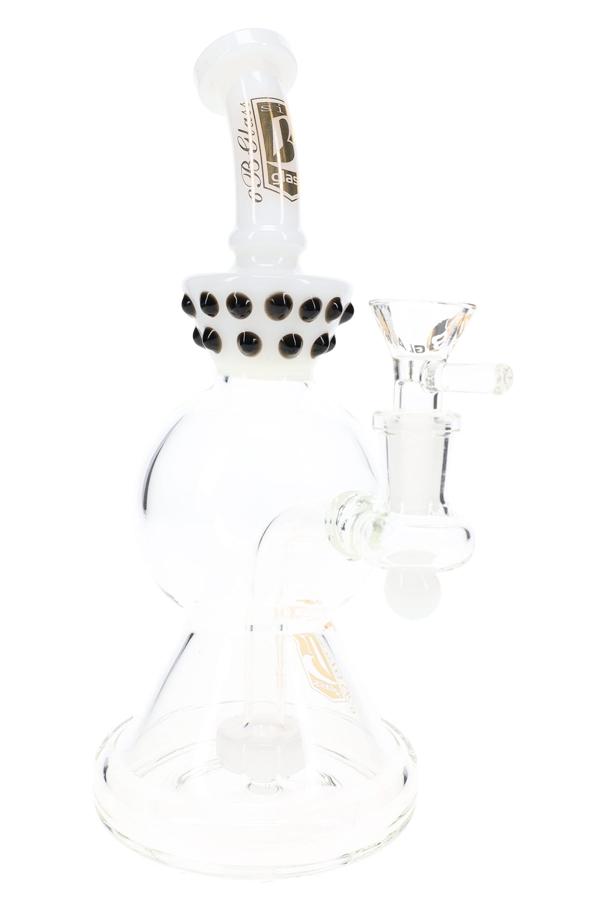 6B Glass Stemless Water Pipe – 9″ – Assorted Colors