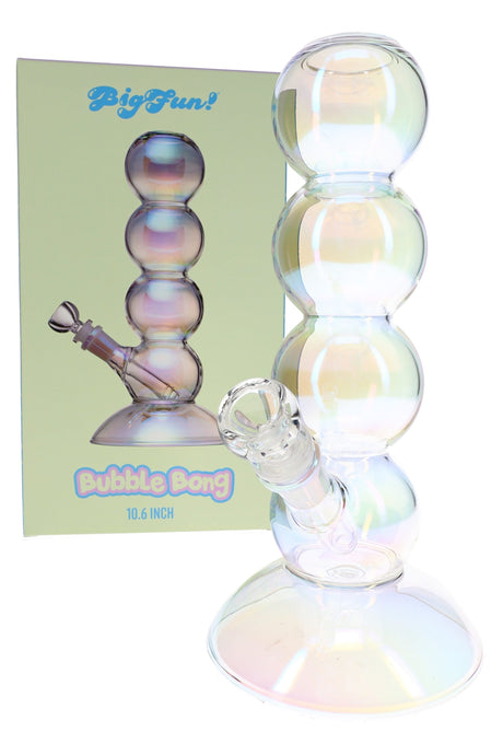 BigFun! Iridescent Bubble Bong – 10″