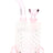 Jane West Twenties 7.5 inch glass bong in pink glass with a textured body, pink base, and removable bowl