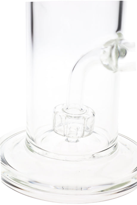 Clear Glass Bong “Clean Sweep” – Showerhead Perc – 9″