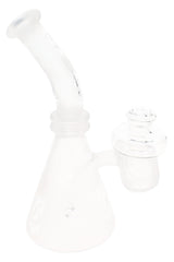 6B Glass Frosted Quartz Mini Dab Rig - alternate view 2