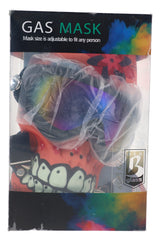 6B Glass Gas Mask acrylic bong - alternate view 2