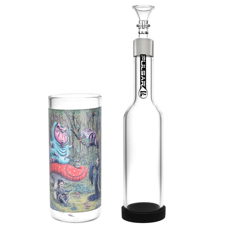 Pulsar Malice in Wonderland Gravity Bong with Borosilicate Glass - Front View