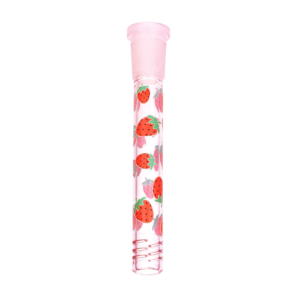 Pulsar Fruit Series Strawberry Cough Herb Pipe Glow Duo - 10" / 14mm F