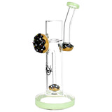 Pulsar Donut Water Pipe for Puffco Proxy, 10" with Chocolate Donut Design - Front View