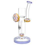 Pulsar Donut Water Pipe for Puffco Proxy, 10" Strawberry Variant, Front View