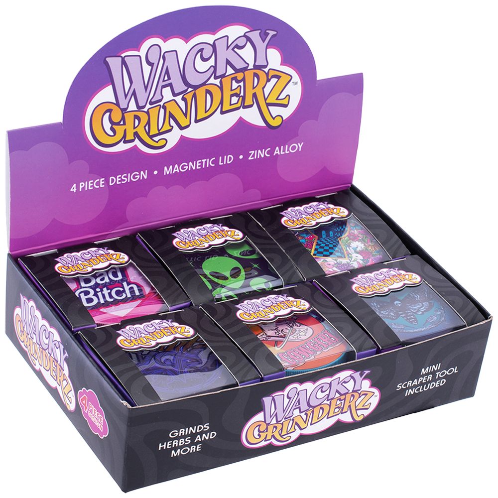 Wacky Grinderz | Extra Wacky Assortment | 2.5" | 4pc | 6ct Display