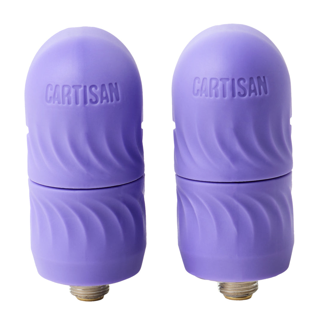 Cartisan Flex wax atomizer in purple, 510 thread replacement for concentrate vaporizing