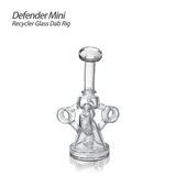 Waxmaid 6.14 Inch Defender Mini Recycler Glass Dab Rig